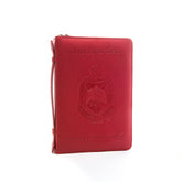 Deluxe Leather Ritual Book Cover – Delta Sigma Theta, Red